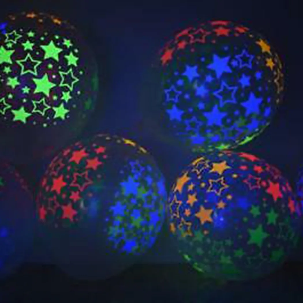 10pcs Clear Latex 12 Inch Neon UV Blacklight Reactive Star Balloons Stars M/s Points Dots For Birthday Party Decoration
10pcs Clear Latex 12 Inch Neon UV Blacklight Reactive Star Balloons Stars M/s Points Dots For Birthday Party Decoration