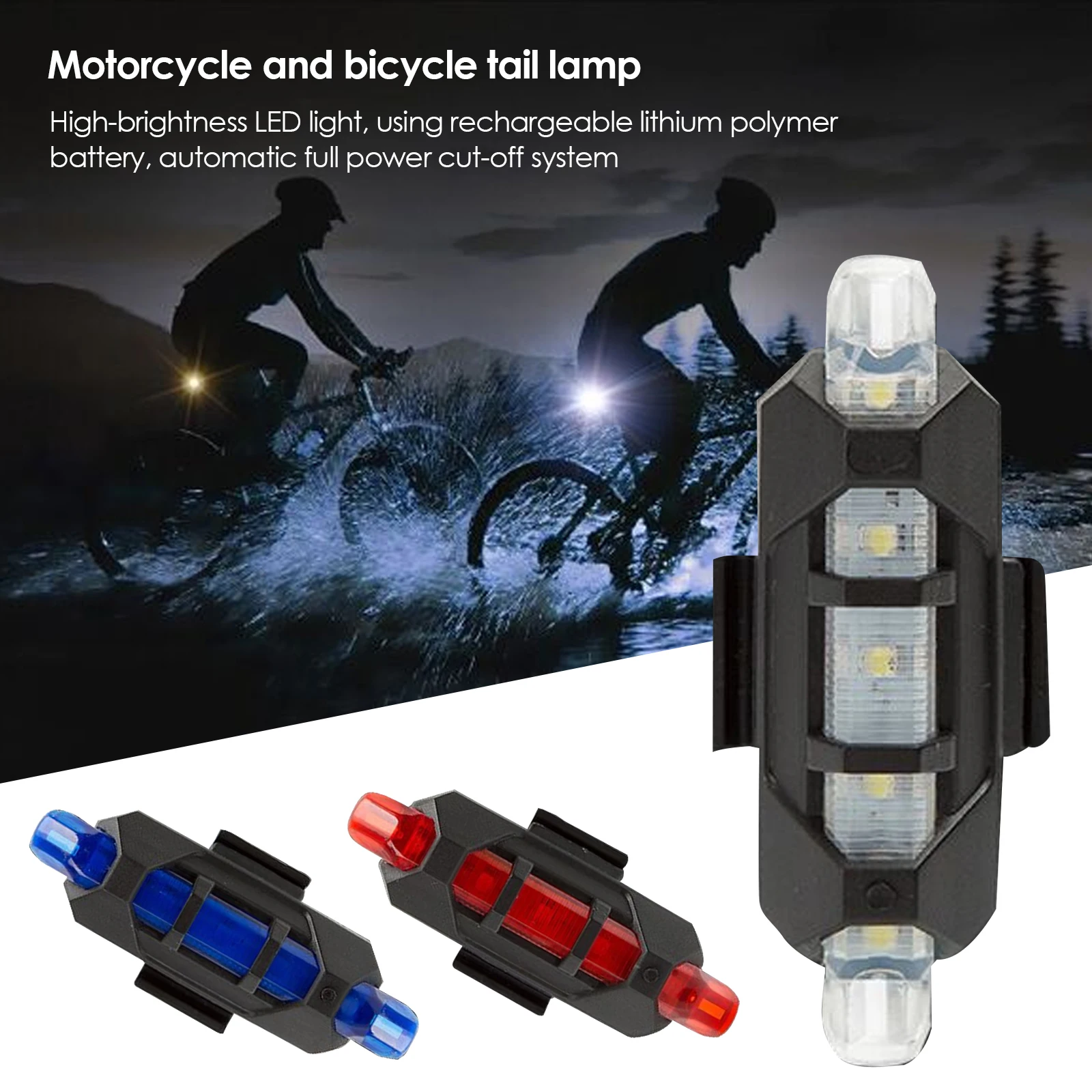 Motorcycle Tail Light Warning Light Mountain Bike Strobe Light Laser Fog Light Motorcycle Modified Strobe DjiDrone Light
Motorcycle Tail Light Warning Light Mountain Bike Strobe Light Laser Fog Light Motorcycle Modified Strobe DjiDrone Light