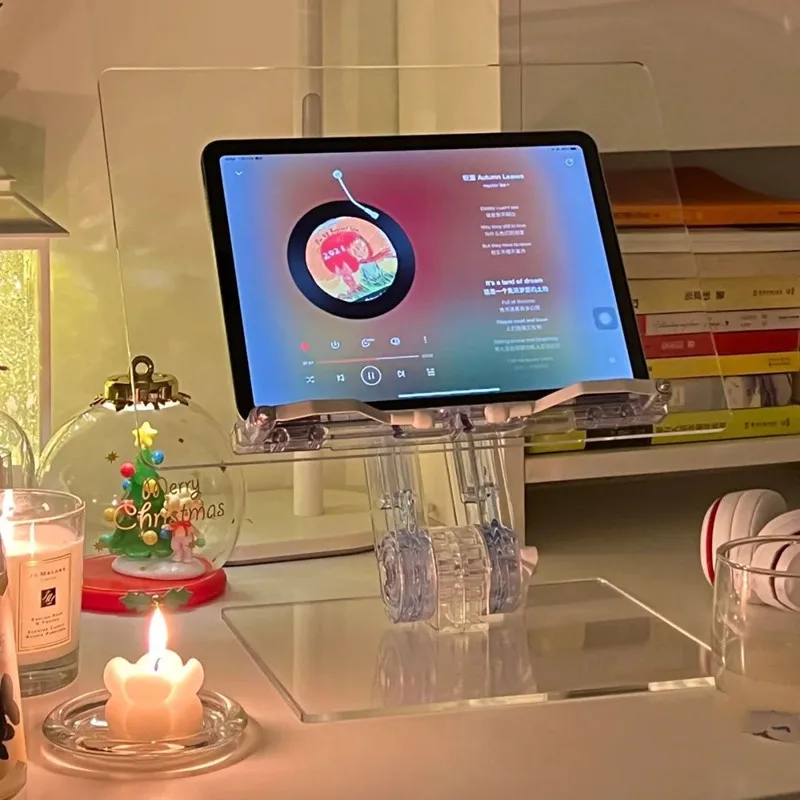Flexible tablet desktop stand, table prop, table height adjustment table suitable for transparent acrylic stand, rotating book
Flexible tablet desktop stand, table prop, table height adjustment table suitable for transparent acrylic stand, rotating book