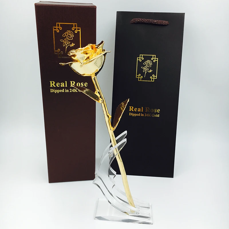 24K Gold Plated Natural Preserved Rose with Real Flower inside for Wedding Guest Gifts
24K Gold Plated Natural Preserved Rose with Real Flower inside for Wedding Guest Gifts
