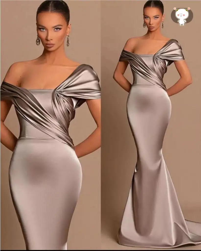 Mearmaid One Shoulder Prom Dresses with Sweep Train Evening Dress Wedding Guest Dress Abendkleider Robes De Soirée
Mearmaid One Shoulder Prom Dresses with Sweep Train Evening Dress Wedding Guest Dress Abendkleider Robes De Soirée