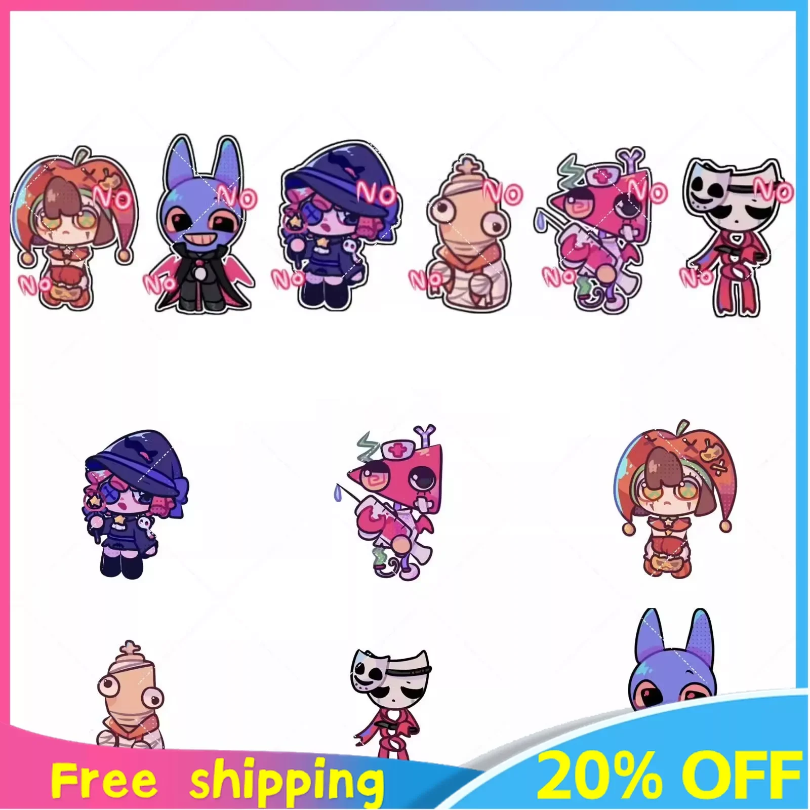 The Amazing Digital Circus Keychain Kawaii Series Anime Character Anime Figure Peripherals Acrylic Model Action Figures Gift Toy
The Amazing Digital Circus Keychain Kawaii Series Anime Character Anime Figure Peripherals Acrylic Model Action Figures Gift Toy