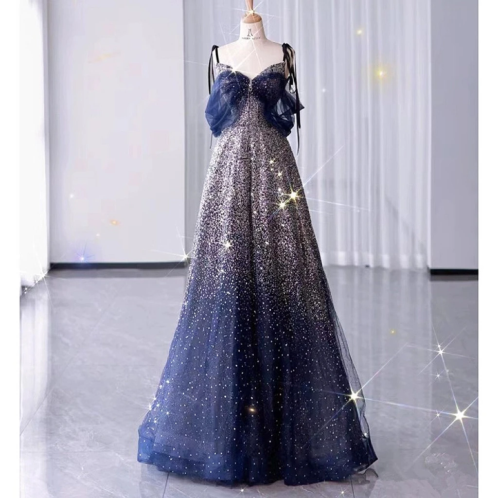 Sparkly Cocktail Dresses Spaghetti Strap Beading Sequins A-line Royal Blue Lace-up Gorgeous Graduation Evening Party Gowns New
Sparkly Cocktail Dresses Spaghetti Strap Beading Sequins A-line Royal Blue Lace-up Gorgeous Graduation Evening Party Gowns New