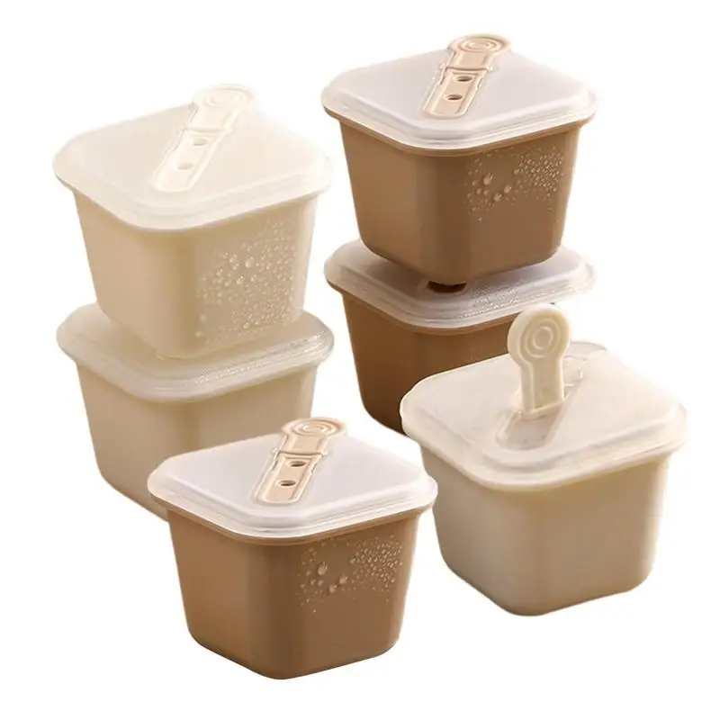 Ice Block Mold 6 Pcs Food Grade Ice Cube Trays With Removable Lid Flexible Ice Cube Molds For Freezer Easy DIY Homemade Ice
Ice Block Mold 6 Pcs Food Grade Ice Cube Trays With Removable Lid Flexible Ice Cube Molds For Freezer Easy DIY Homemade Ice