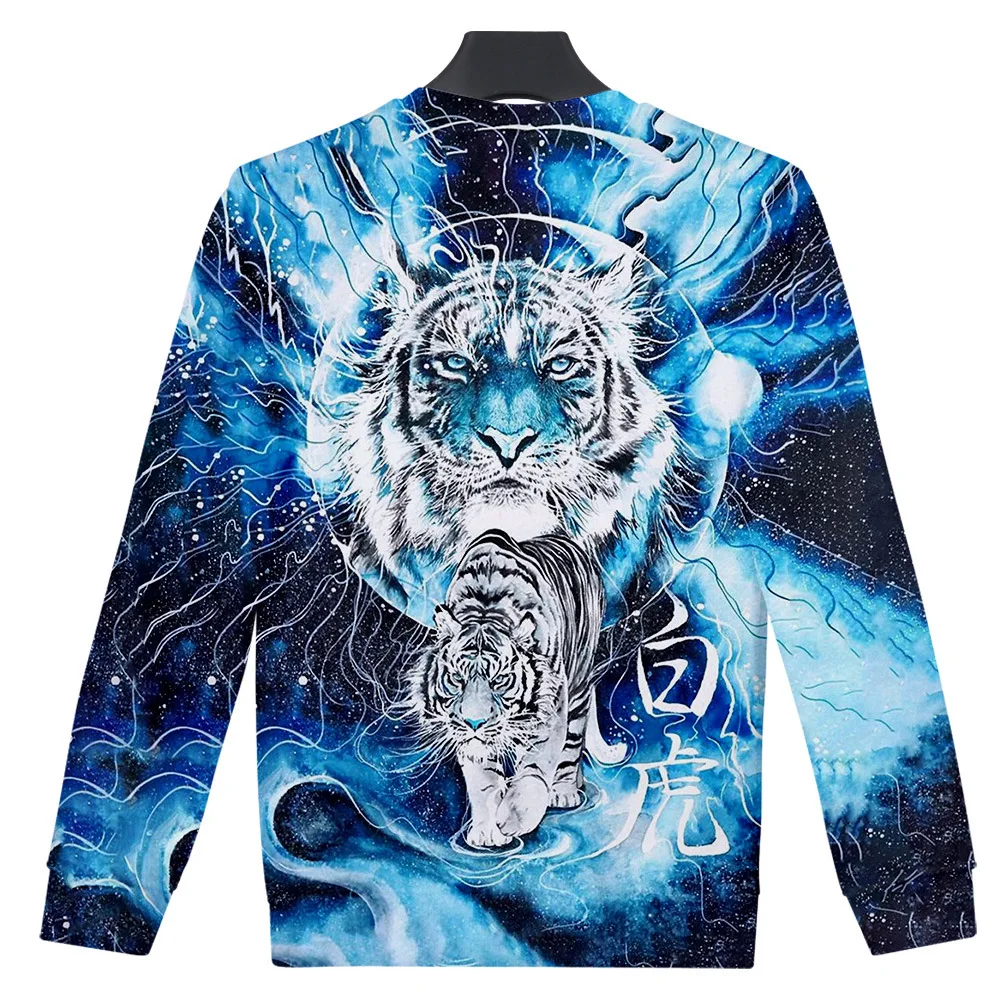 Tiger Unisex Round Neck Sweatshirt 3D Polyester Material Sweatshirt Personality Boys Anime fans Fashion Clothes cosplay Outwear
Tiger Unisex Round Neck Sweatshirt 3D Polyester Material Sweatshirt Personality Boys Anime fans Fashion Clothes cosplay Outwear