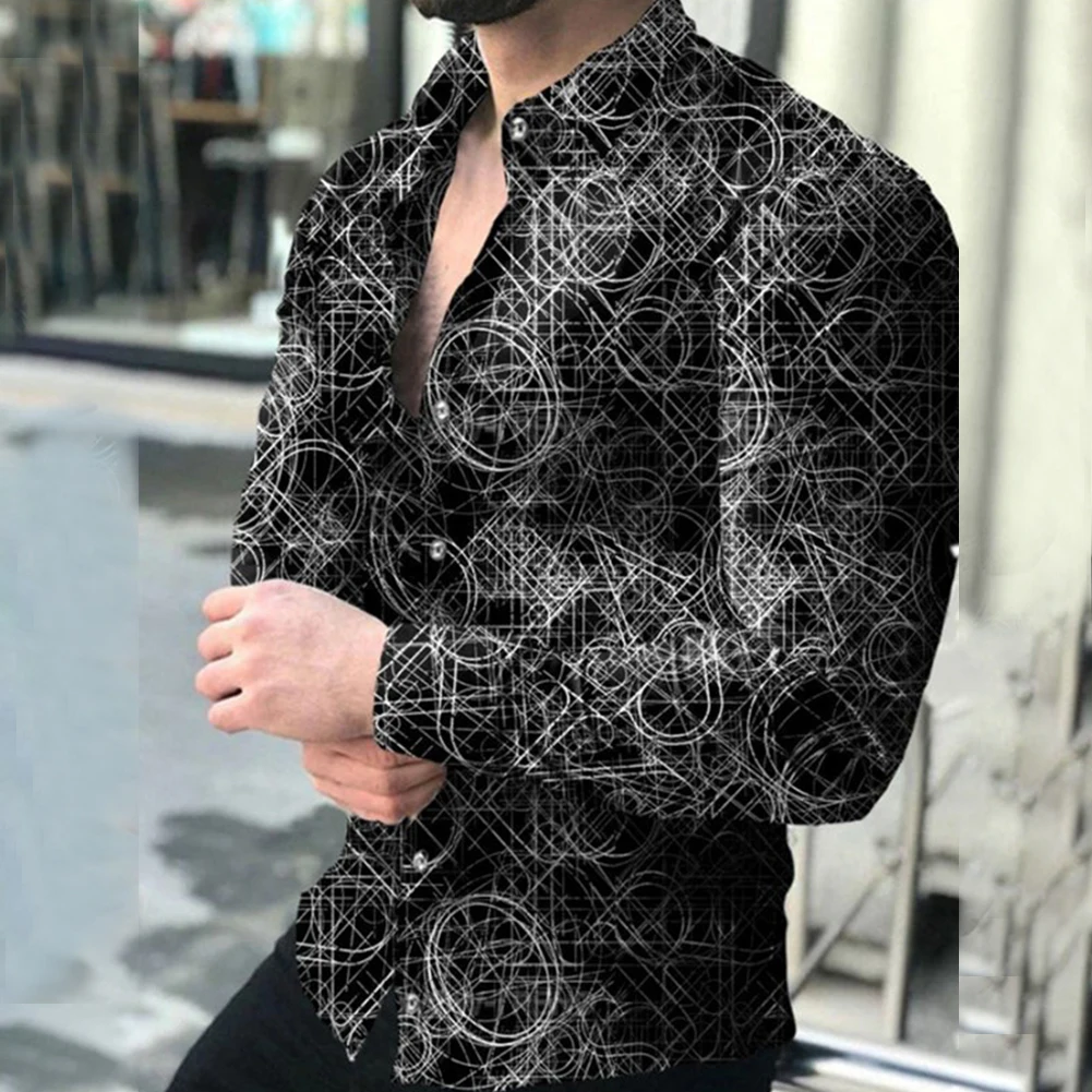 Fashion Hot New Mens Shirt Tops Button Down Casual Daily Fitness Shirt Office Printed Appointments Band Collar
Fashion Hot New Mens Shirt Tops Button Down Casual Daily Fitness Shirt Office Printed Appointments Band Collar