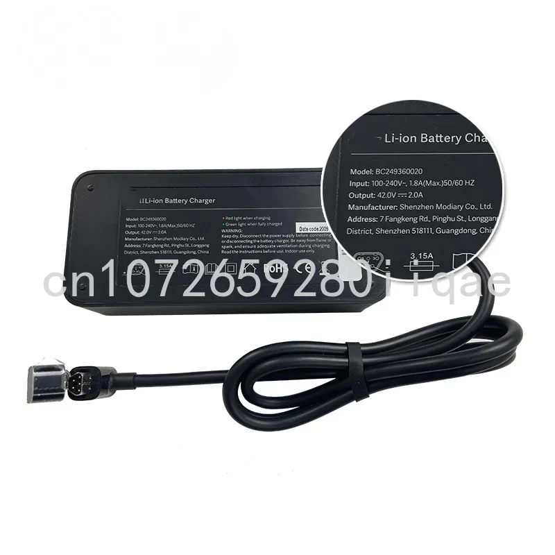 42V 2A Quick Charger Adapter for Xiaomi Mijia Qicycle Ef1 Electric Bike Eu Us Plug Power Supply
42V 2A Quick Charger Adapter for Xiaomi Mijia Qicycle Ef1 Electric Bike Eu Us Plug Power Supply