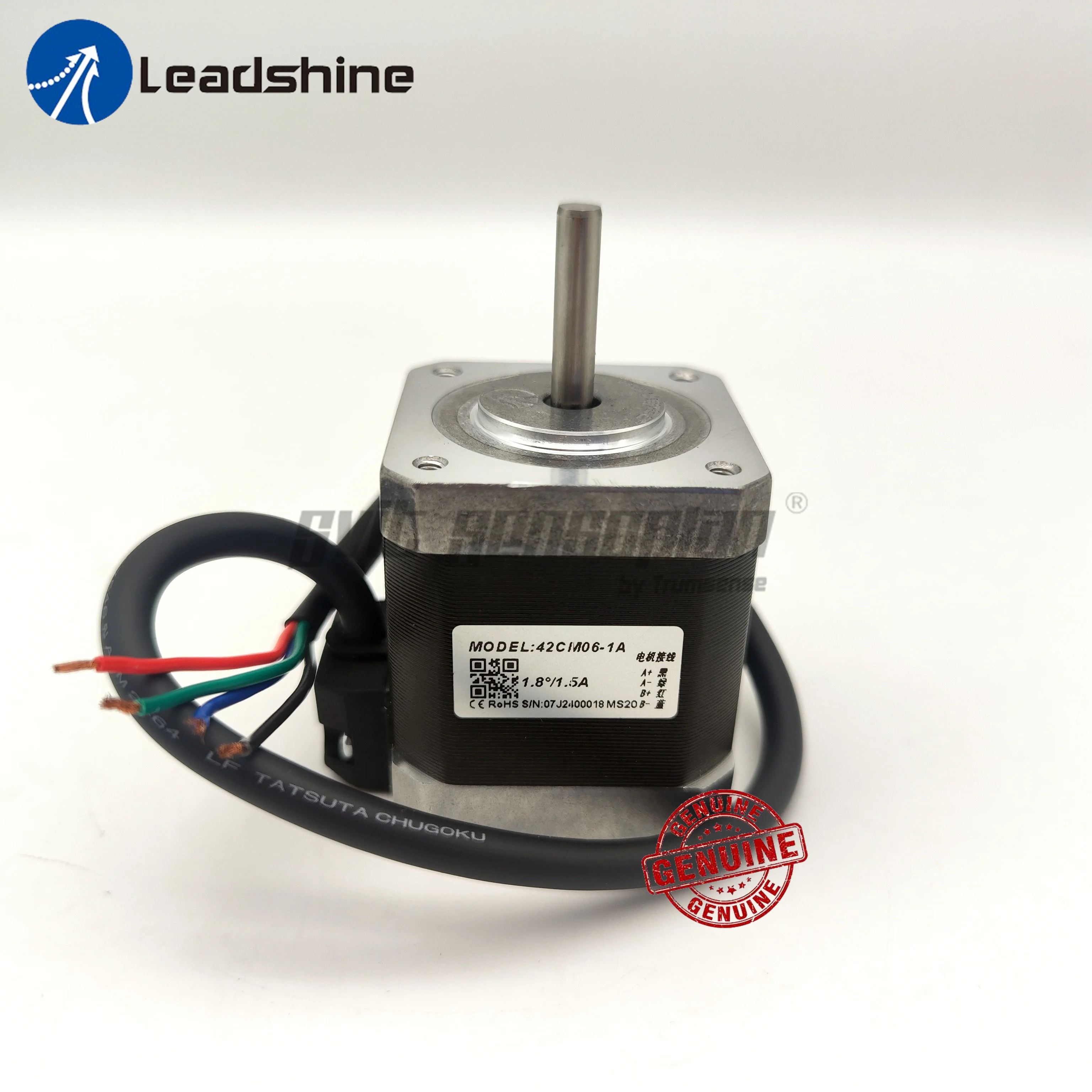 

Genuine Leadshine 42CM06-1A NEMA 17 Step Motor 1.5 A Current 0.6 N.m Torque 47 mm Motor Length 1.8 Degree Stepping Motor