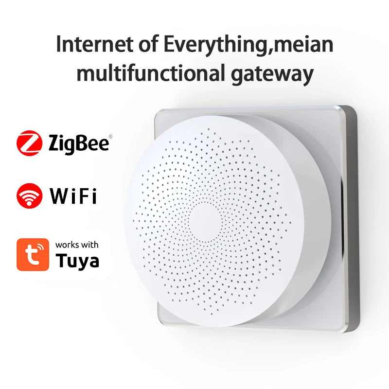 Умный шлюз Tuya Zigbee, беспроводной хаб для управления умным домом, поддержка моста, Alexa Google Home
Умный шлюз Tuya Zigbee, беспроводной хаб для управления умным домом, поддержка моста, Alexa Google Home