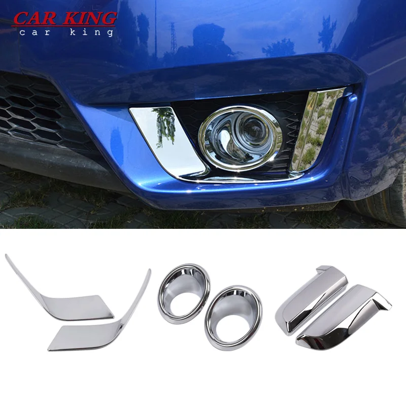 ABS Chrome Car front fog lamp light frame cover trim car styling exterior accessories 2pcs For Honda FIT JAZZ 2014 2015 2016
ABS Chrome Car front fog lamp light frame cover trim car styling exterior accessories 2pcs For Honda FIT JAZZ 2014 2015 2016