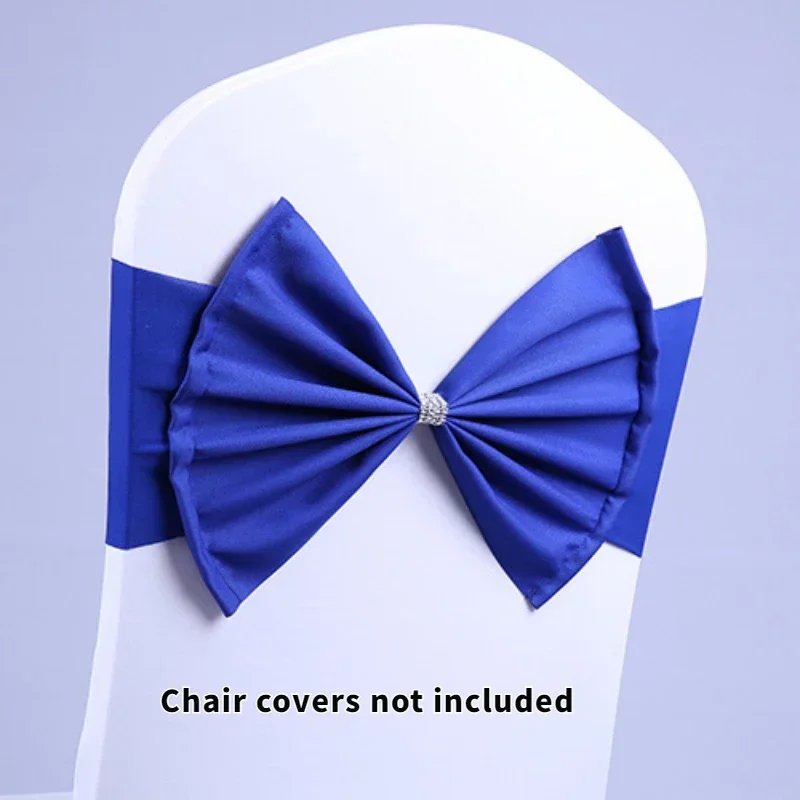 

Spandex Chair Sash Wedding Lycra Chair Band Stretch For Chair Covers Decoration Birthday Party Event Hotel Banquet Chair Sashes