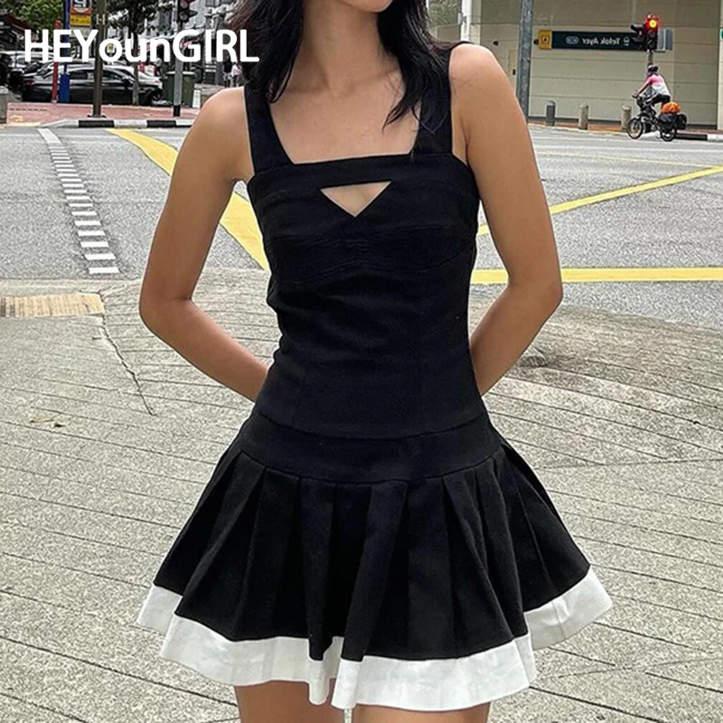 HEYounGIRL High Street Women Square Collar Backless Short Dress Fashion Sexy Holiday Style Hollow Out Sundress Elegant Party
HEYounGIRL High Street Women Square Collar Backless Short Dress Fashion Sexy Holiday Style Hollow Out Sundress Elegant Party