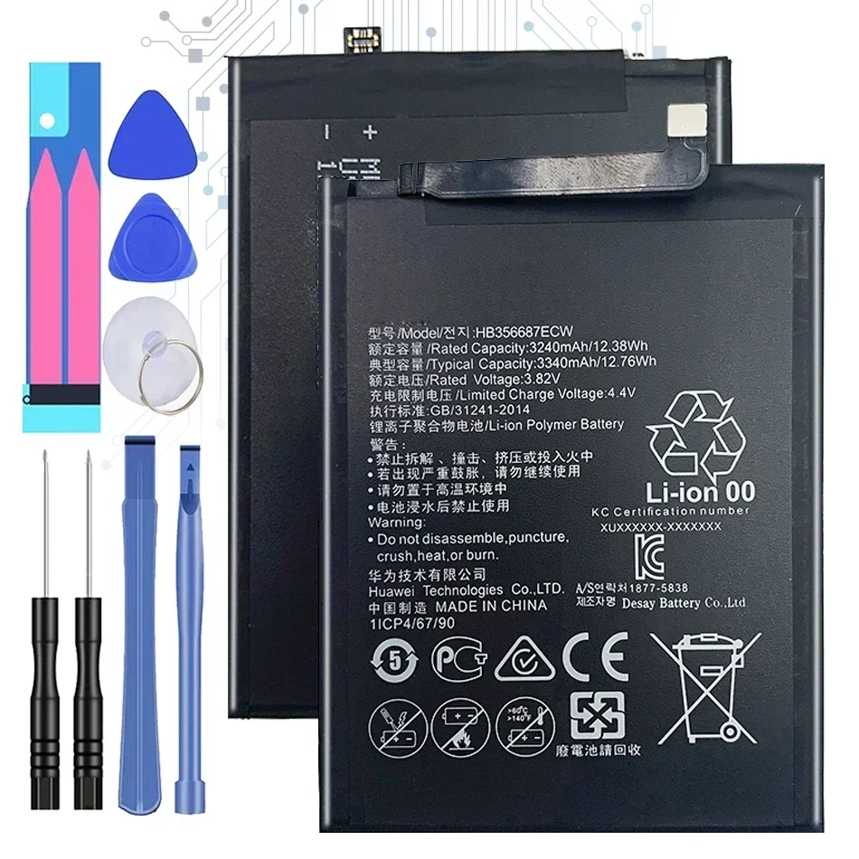 

HB356687ECW Mobile Phone Battery for Huawei Nova 2 Plus Nova 2i for Honor 9i G10 Mate 10 Lite for Huawei Honor 7X Batterie Tool