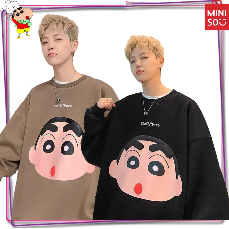 Miniso Crayon Shin-Chan Japanese Anime Couple Men and Women's Hoodie Jacket Y2K Winter Warmth Long Sleeved T-Shirt Sportswear
Miniso Crayon Shin-Chan Japanese Anime Couple Men and Women's Hoodie Jacket Y2K Winter Warmth Long Sleeved T-Shirt Sportswear
