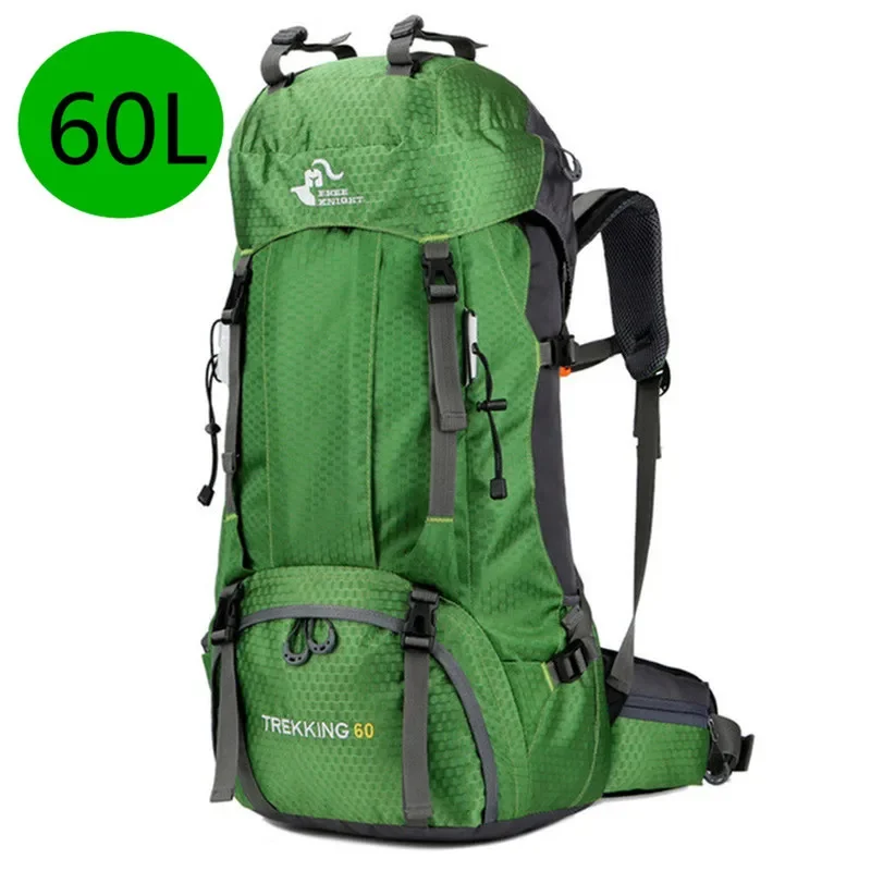 

2024 New 60L Outdoor Backpack Camping Climbing Bag Waterproof Mountaineering Hiking Backpacks Molle Sport Rucksack