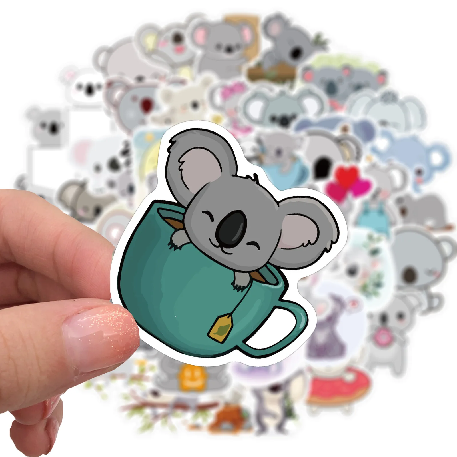50Pcs Kawaii Animal Koala Anime Stickers For Laptop Bicycle Car Travel Phone Graffiti Esthetics Waterproof Cute Kid Toy Decal
50Pcs Kawaii Animal Koala Anime Stickers For Laptop Bicycle Car Travel Phone Graffiti Esthetics Waterproof Cute Kid Toy Decal