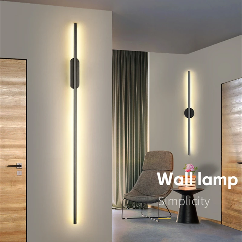 Modern Linear Tube LED Wall Lamp Simple Long Strip Mirror Ceiling Sconces Bedside Living Room Corridor Decor Wall Lights Fixture
Modern Linear Tube LED Wall Lamp Simple Long Strip Mirror Ceiling Sconces Bedside Living Room Corridor Decor Wall Lights Fixture