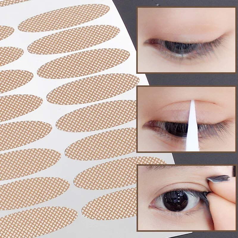 

480PCS Invisible Eyelid Stickers Transparent Double Eyelid Stickers Self Adhesive Double Eye Tapes Ladies Eye Makeup Accessories