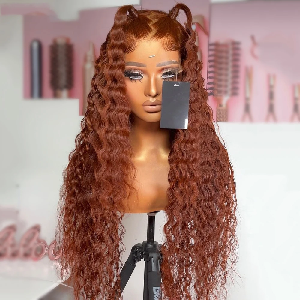 Soft Natural Hairline Ginger Brown 26“Long Kinky Cruly 180%Density Lace Front Wig for Women BabyHair Glueless Preplucked Daily
Soft Natural Hairline Ginger Brown 26“Long Kinky Cruly 180%Density Lace Front Wig for Women BabyHair Glueless Preplucked Daily
