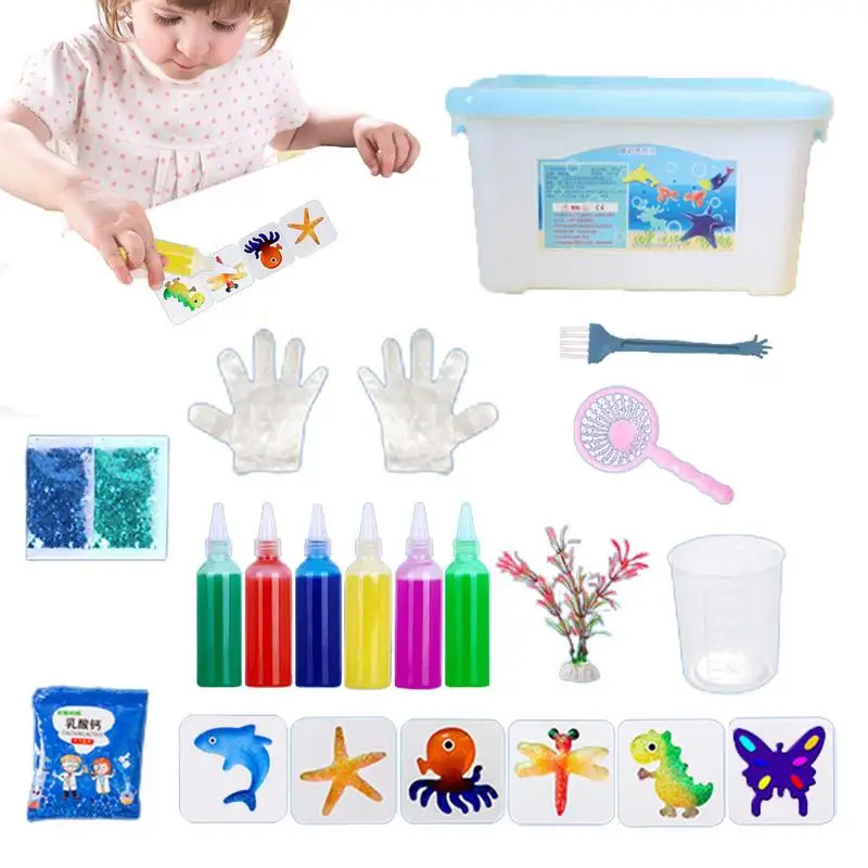 Handmade Water Toys Kit 3D Magic Gels Water Toys Cartoon Style DIY Sea Creature Figure Making Set For Kids Birthday Handmade
Handmade Water Toys Kit 3D Magic Gels Water Toys Cartoon Style DIY Sea Creature Figure Making Set For Kids Birthday Handmade