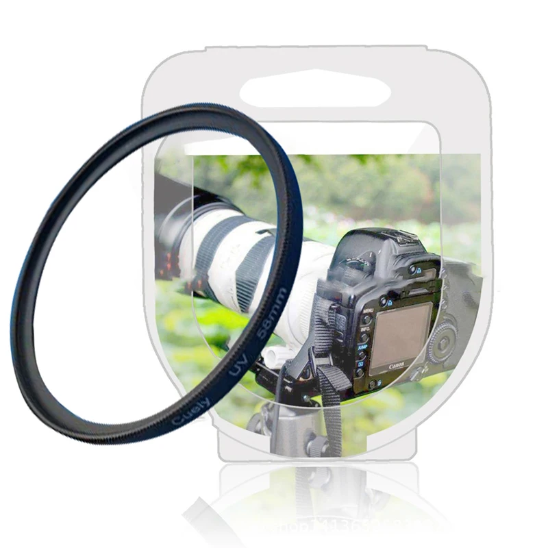 

37 40.5 43 46 49 52 55 58 62 67 72 77 82mm Lens HD UV Digital Filter Lens Protective Film For Canon Nikon Sony SLR Cameras 99.9%