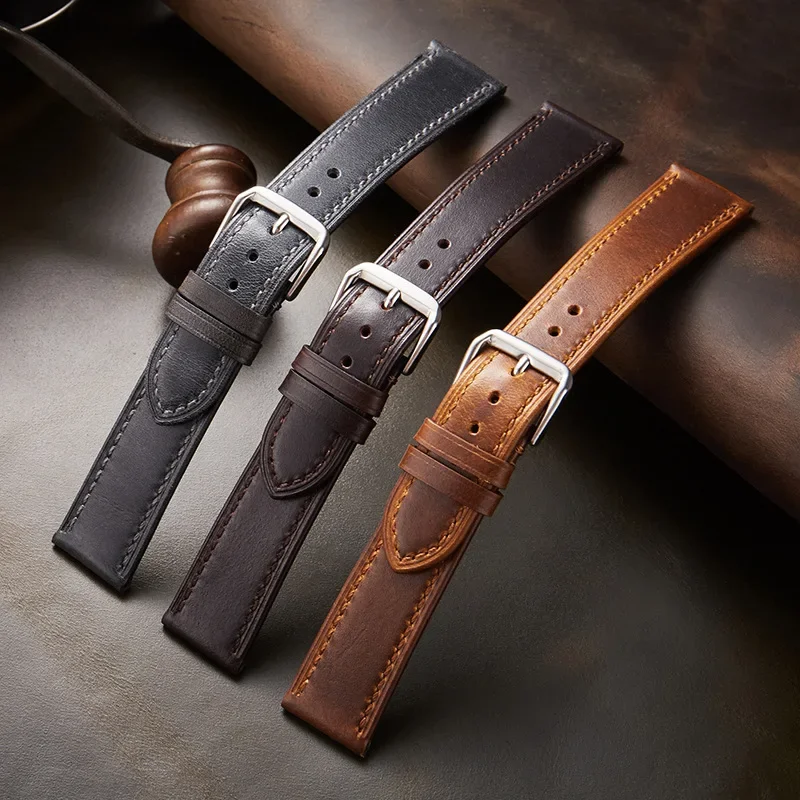 18mm 20mm 22mm Vintage Oil Wax Leather Strap Replacement Bracelet for Seiko for Swatch for Omega Soft Watch Band for Huawei GT3
18mm 20mm 22mm Vintage Oil Wax Leather Strap Replacement Bracelet for Seiko for Swatch for Omega Soft Watch Band for Huawei GT3