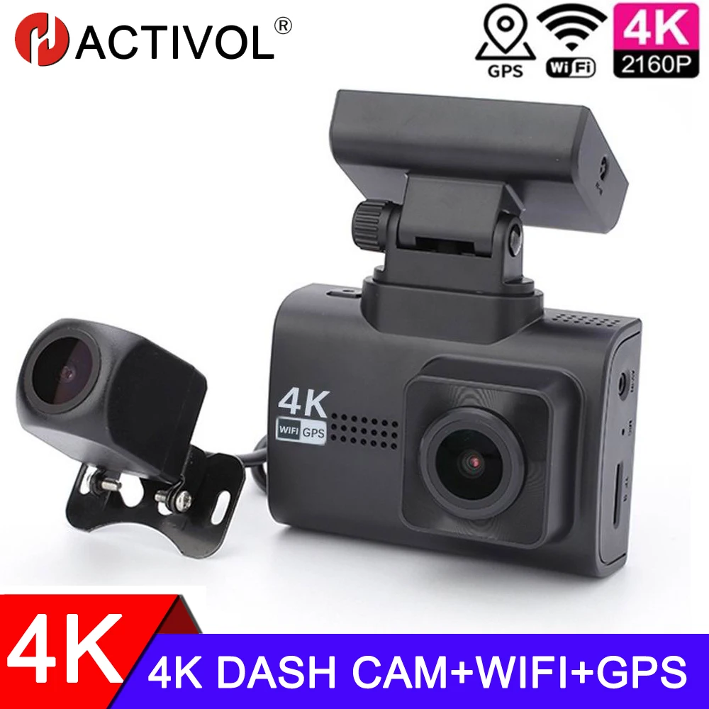 Dual Lens Dash Cam 4K GPS Car DVR 2160P Support Rear Cam View Recorder Car camera 24H Parking dash cam Car DVR Camera WIFI GPS
Dual Lens Dash Cam 4K GPS Car DVR 2160P Support Rear Cam View Recorder Car camera 24H Parking dash cam Car DVR Camera WIFI GPS