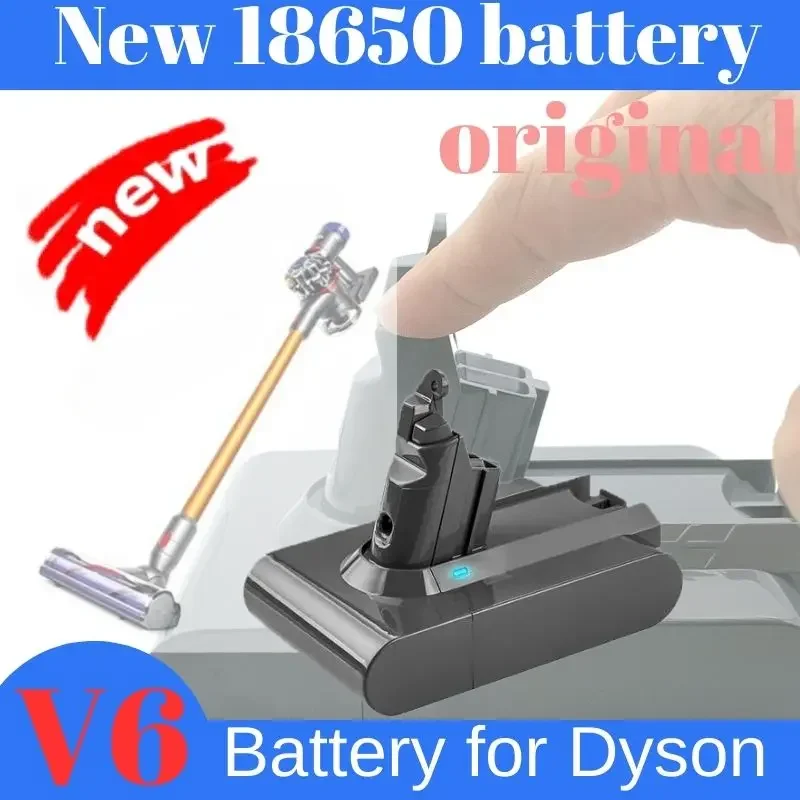 21.6V Li-ion Battery 12800mAh for Dyson V6 DC58 DC59 DC61 DC62 DC74 SV09 SV07 SV03 965874-02 Vacuum Cleaner Battery
21.6V Li-ion Battery 12800mAh for Dyson V6 DC58 DC59 DC61 DC62 DC74 SV09 SV07 SV03 965874-02 Vacuum Cleaner Battery