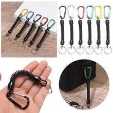 Tactical Retractable Spring Elastic Rope Security Gear Tool For Outdoor Hiking Camping Anti-lost Phone Keychain
Tactical Retractable Spring Elastic Rope Security Gear Tool For Outdoor Hiking Camping Anti-lost Phone Keychain