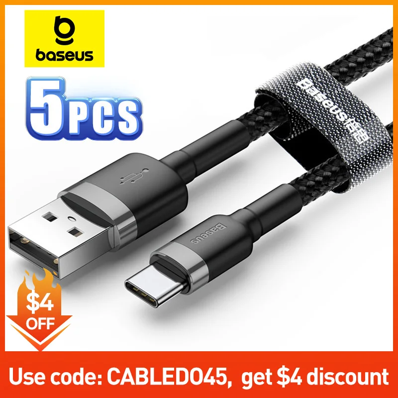Кабель Baseus 2/5 шт. USB Type-C для Samsung S10 S9 Быстрая зарядка 3,0 кабель USB C Быстрая зарядка для Huawei P30 Xiaomi зарядное устройство провод
Кабель Baseus 2/5 шт. USB Type-C для Samsung S10 S9 Быстрая зарядка 3,0 кабель USB C Быстрая зарядка для Huawei P30 Xiaomi зарядное устройство провод