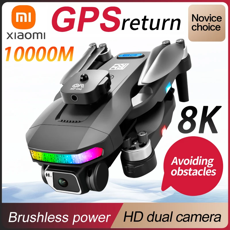 Xiaomi New D8 Drone GPS Drone 8K Professional HD Aerial Photography Obstacle Avoidance Drone Four-Rotor Helicopter RC Distance
Xiaomi New D8 Drone GPS Drone 8K Professional HD Aerial Photography Obstacle Avoidance Drone Four-Rotor Helicopter RC Distance