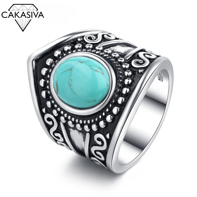 Black Bohemian Round Turquoise Men Women's Ring Party Silver Jewelry Engagement Rings
Black Bohemian Round Turquoise Men Women's Ring Party Silver Jewelry Engagement Rings
