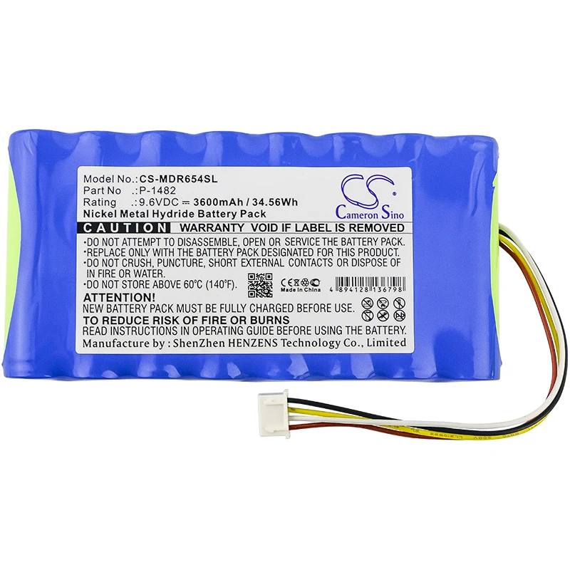 GreenBatteryPower CameronSino 3600mAh 9.6V 34.56Wh Equipment, Survey, Test Ni-MH Battery for Megger P-1482,Chauvin Arnoux 8332B
GreenBatteryPower CameronSino 3600mAh 9.6V 34.56Wh Equipment, Survey, Test Ni-MH Battery for Megger P-1482,Chauvin Arnoux 8332B
