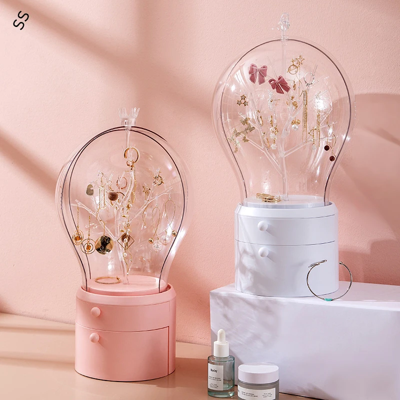 Jewelry Accessories Storage Case Earring Necklace Bracelet Multi-functional Display Rack Creative Lamp Design Organizers
Jewelry Accessories Storage Case Earring Necklace Bracelet Multi-functional Display Rack Creative Lamp Design Organizers