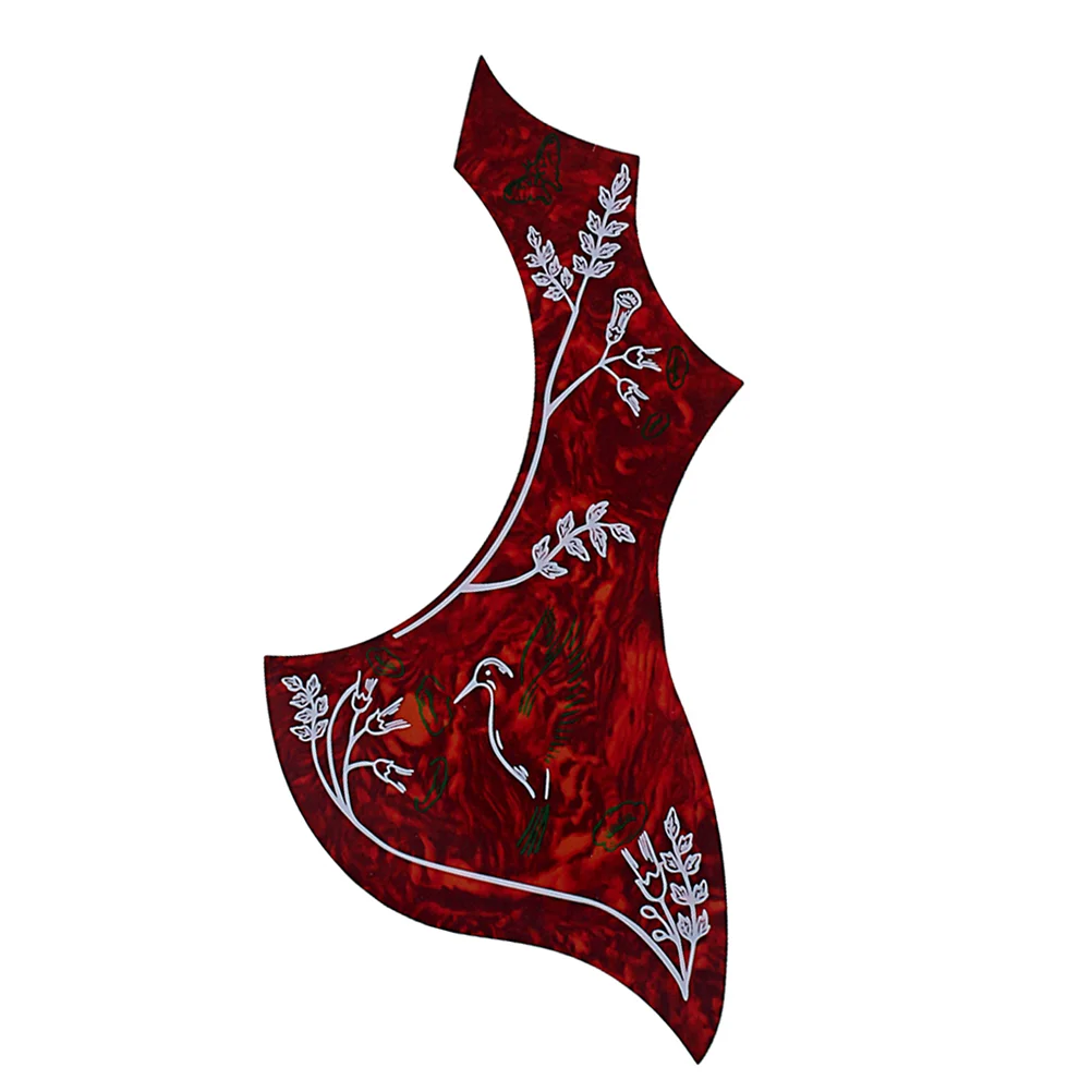 Guitar Pickguard Pick Guard Scratch Plate Flower and Bird Pattern Guitar Pick Guard for Acoustic Guitar Replacement
Guitar Pickguard Pick Guard Scratch Plate Flower and Bird Pattern Guitar Pick Guard for Acoustic Guitar Replacement