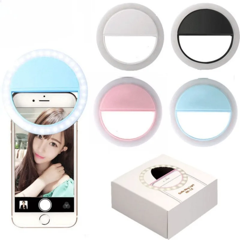 USB Charge Led Selfie Ring Light Mobile Phone Lens LED Selfie Lamp Ring for iPhone for Samsung Xiaomi Phone Selfie Light
USB Charge Led Selfie Ring Light Mobile Phone Lens LED Selfie Lamp Ring for iPhone for Samsung Xiaomi Phone Selfie Light