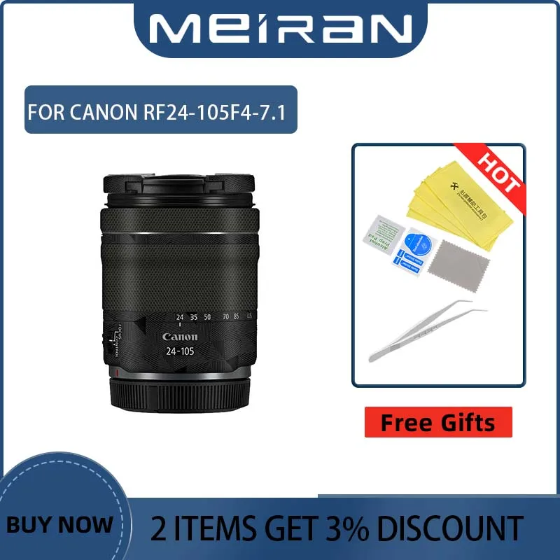Для Canon RF24-105mm IS STM 24-24105 мм f4-7. 1 Защитная пленка для объектива камеры с защитой от царапин защитная пленка наклейка