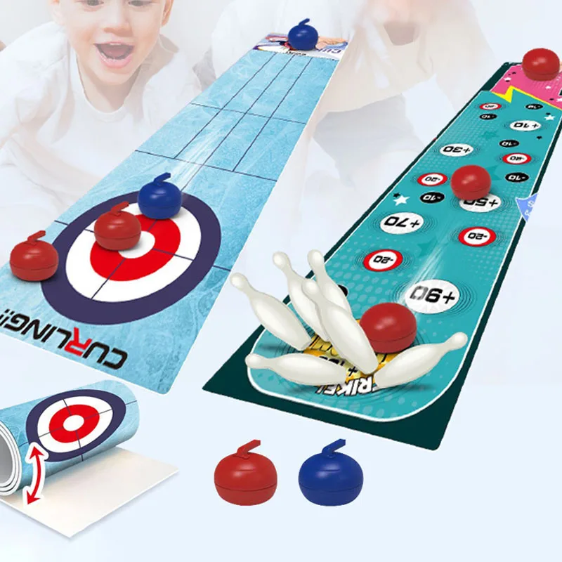1Sets Table Curling Bowling Ball Play Game Parent-child Interaction Early Education Board Indoor Outdoor Board Game Toy
1Sets Table Curling Bowling Ball Play Game Parent-child Interaction Early Education Board Indoor Outdoor Board Game Toy