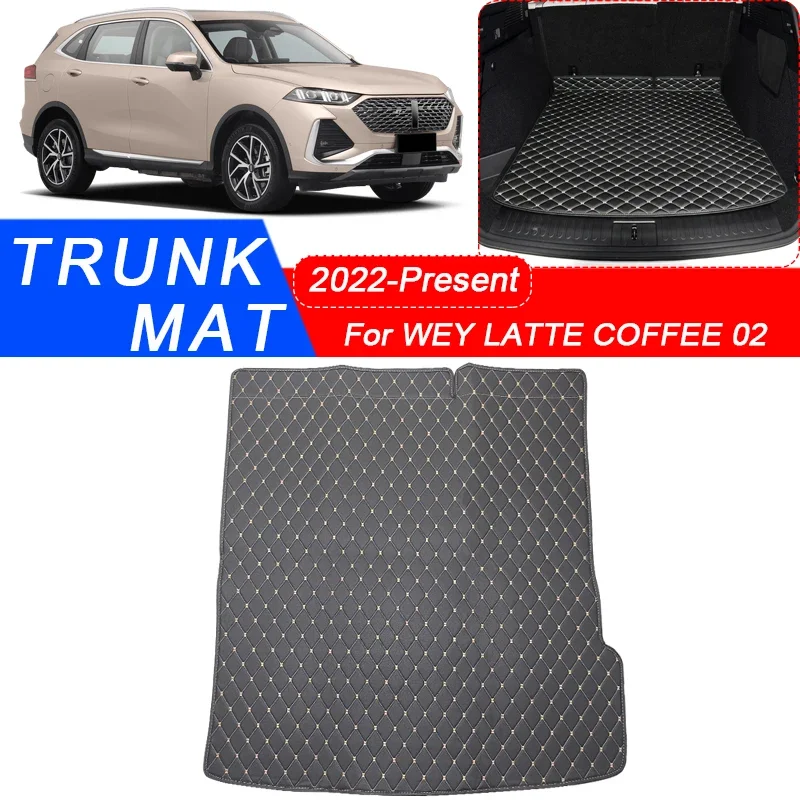 

Custom Car Styling Trunk Main Mat For GMW WEY LATTE COFFEE 01 2022-2025 Waterproof Anti Scratch Non-slip Protect Cover Accessory