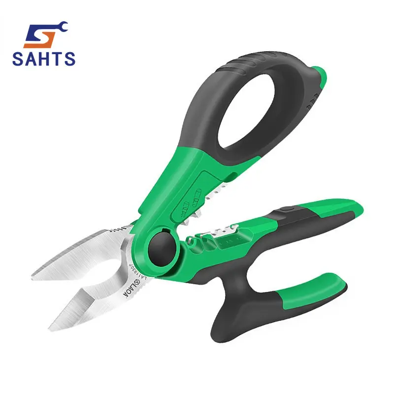 SAHTS TOOL Electric Scissors 7 Inch 1.5-4Mm² Wire Cutter Stripping Cutter Terminal Household Crimping Scissors Tools
SAHTS TOOL Electric Scissors 7 Inch 1.5-4Mm² Wire Cutter Stripping Cutter Terminal Household Crimping Scissors Tools