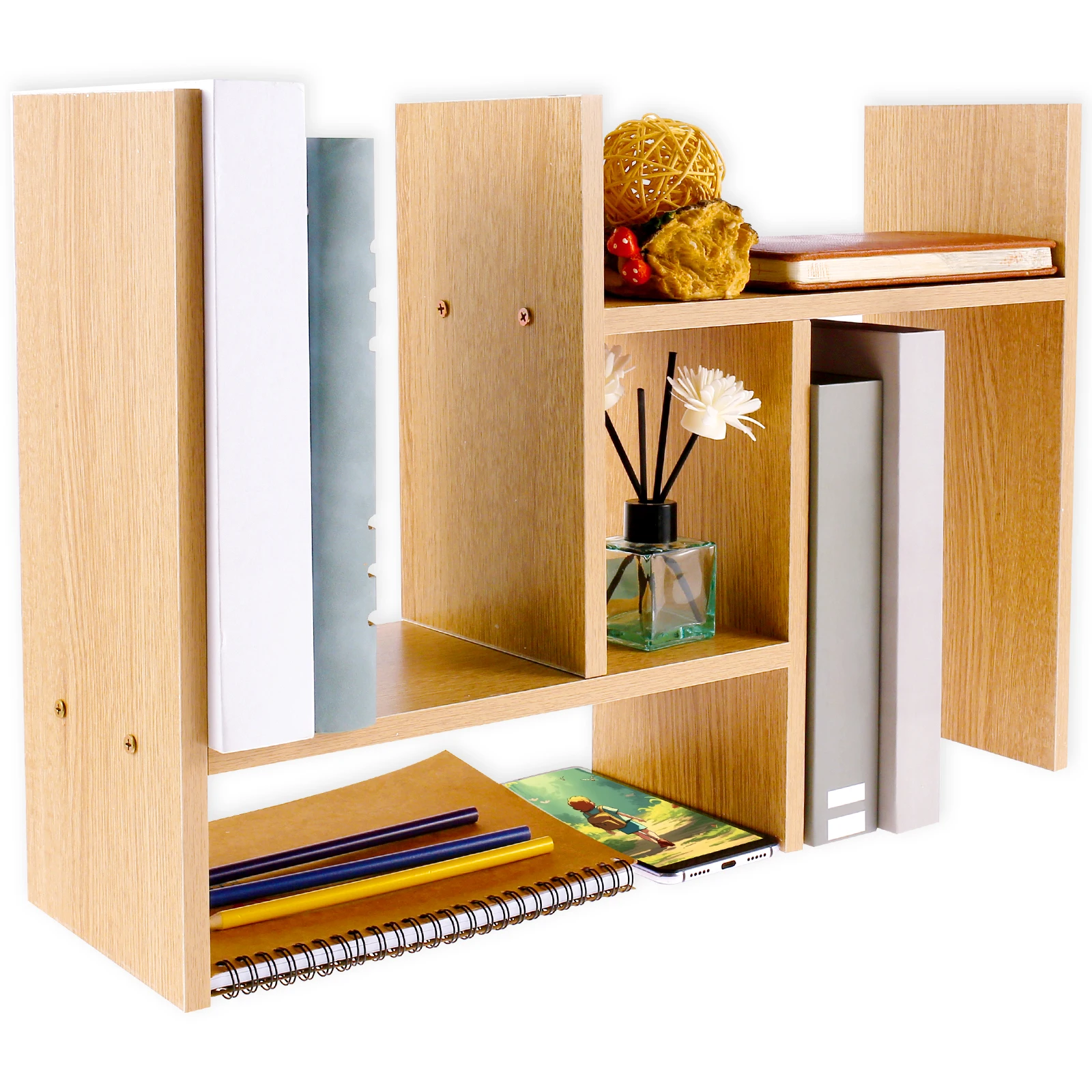 New Desktop Organizer Rack Wooden Office Display Bookshelf Large Capacity Desktop Bookcase Stretchable Desktop Organizer Shelves
New Desktop Organizer Rack Wooden Office Display Bookshelf Large Capacity Desktop Bookcase Stretchable Desktop Organizer Shelves
