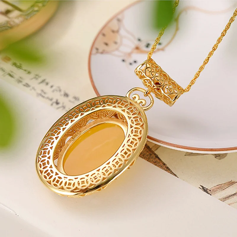 Amber Beeswax Oval Egg Pendant Necklace Female Engagement Accessories Tide 925 Sterling Silver Clavicle Necklace Women Jewelry 21 Mallzona S79f9ef2b8b0c46f98aaa31bc0df142c7W Amber Beeswax Oval Egg Pendant Necklace Female Engagement Accessories Tide 925 Sterling Silver Clavicle Necklace Women Jewelry Mallzona