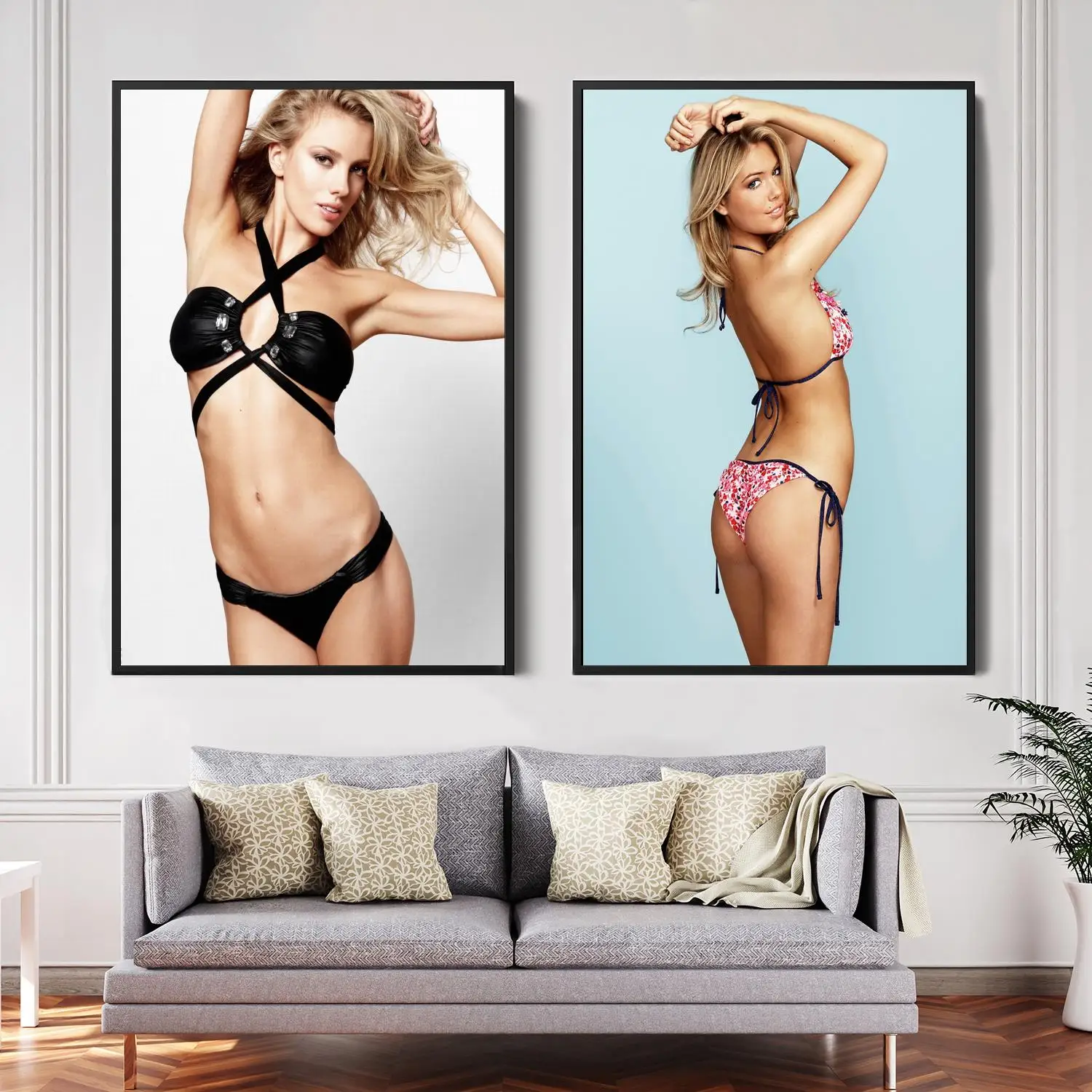 

beach bunny Singer Decorative Canvas Posters Room Bar Cafe Decor Gift Print Art Wall Paintings