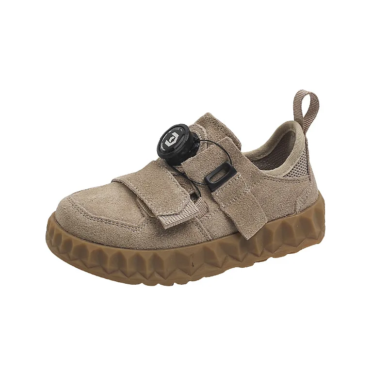 Autumn Kids Boys Girls Cow Suede Real Leather Camel Casual Breathable Trainers Children' Fashion Anti slip Running Sneakers
Autumn Kids Boys Girls Cow Suede Real Leather Camel Casual Breathable Trainers Children' Fashion Anti slip Running Sneakers