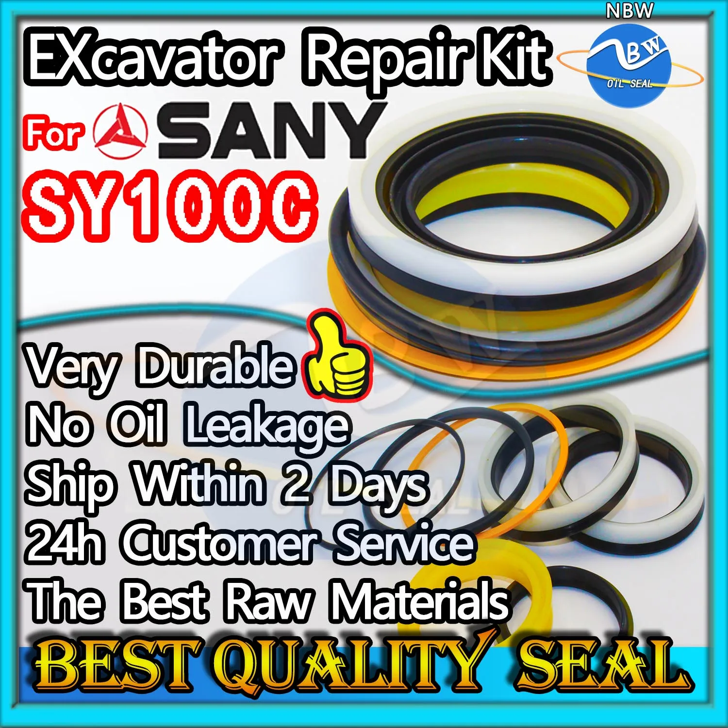 For Sany SY100C Seal Kit Excavator Repair Oil High Quality Digger Clamshell Shovel Adjust Swing Gear Center Joint Gasket Nitrile
For Sany SY100C Seal Kit Excavator Repair Oil High Quality Digger Clamshell Shovel Adjust Swing Gear Center Joint Gasket Nitrile