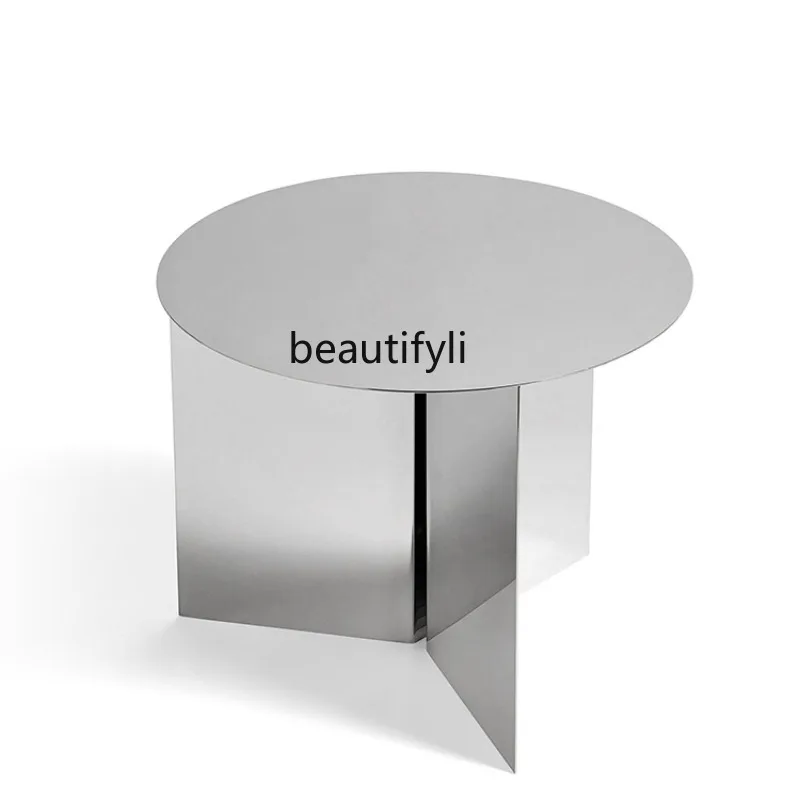 Small Apartment Living Room Stainless Steel Mirror Primary Color Coffee Table round Minimalist Modern round Table Coffee Table
Small Apartment Living Room Stainless Steel Mirror Primary Color Coffee Table round Minimalist Modern round Table Coffee Table