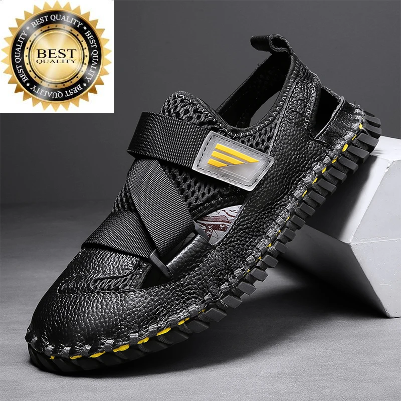 Sandals Summer Men's Breathable Men Soft Comfortable Leather men Beach Casual Fashion Shoes for Fishing
Sandals Summer Men's Breathable Men Soft Comfortable Leather men Beach Casual Fashion Shoes for Fishing