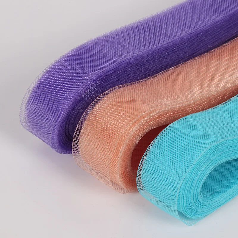 50-100 мм 50 ярдов цветное мягкое свадебное платье из полиэстера, конского волоса, подол для латиноамериканских танцев, нейлоновая сетчатая декоративная кружевная ткань 
50-100 мм 50 ярдов цветное мягкое свадебное платье из полиэстера, конского волоса, подол для латиноамериканских танцев, нейлоновая сетчатая декоративная кружевная ткань