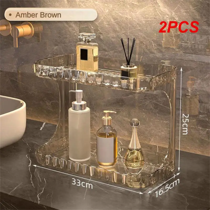 2PCS Light Luxury Bathroom Storage Cosmetics Box Countertop Double Transparent Acrylic Perfume Skin Care Products Makeup
2PCS Light Luxury Bathroom Storage Cosmetics Box Countertop Double Transparent Acrylic Perfume Skin Care Products Makeup