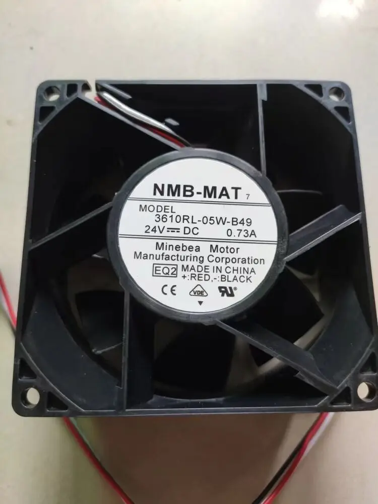 Вентилятор NMB 3610RL-05W-B49, 24 В постоянного тока, 0,73 А, 90*90*38 мм, 3 провода, инверторный вентилятор, 3 контакта, 1 шт.
Вентилятор NMB 3610RL-05W-B49, 24 В постоянного тока, 0,73 А, 90*90*38 мм, 3 провода, инверторный вентилятор, 3 контакта, 1 шт.